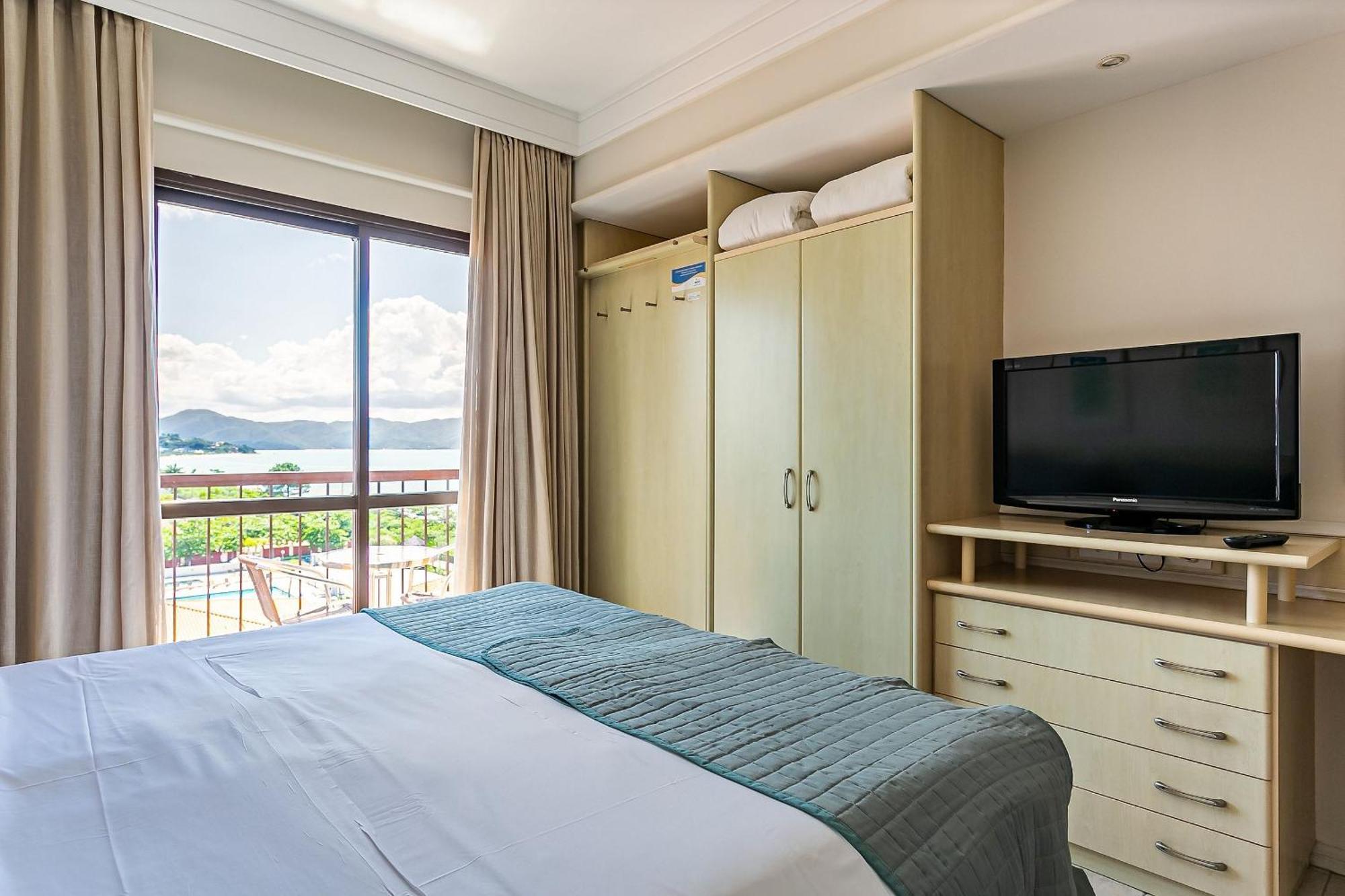 Resort Pe Na Areia - Studios Direto Com Proprietario Jbvjr Florianopolis Bagian luar foto