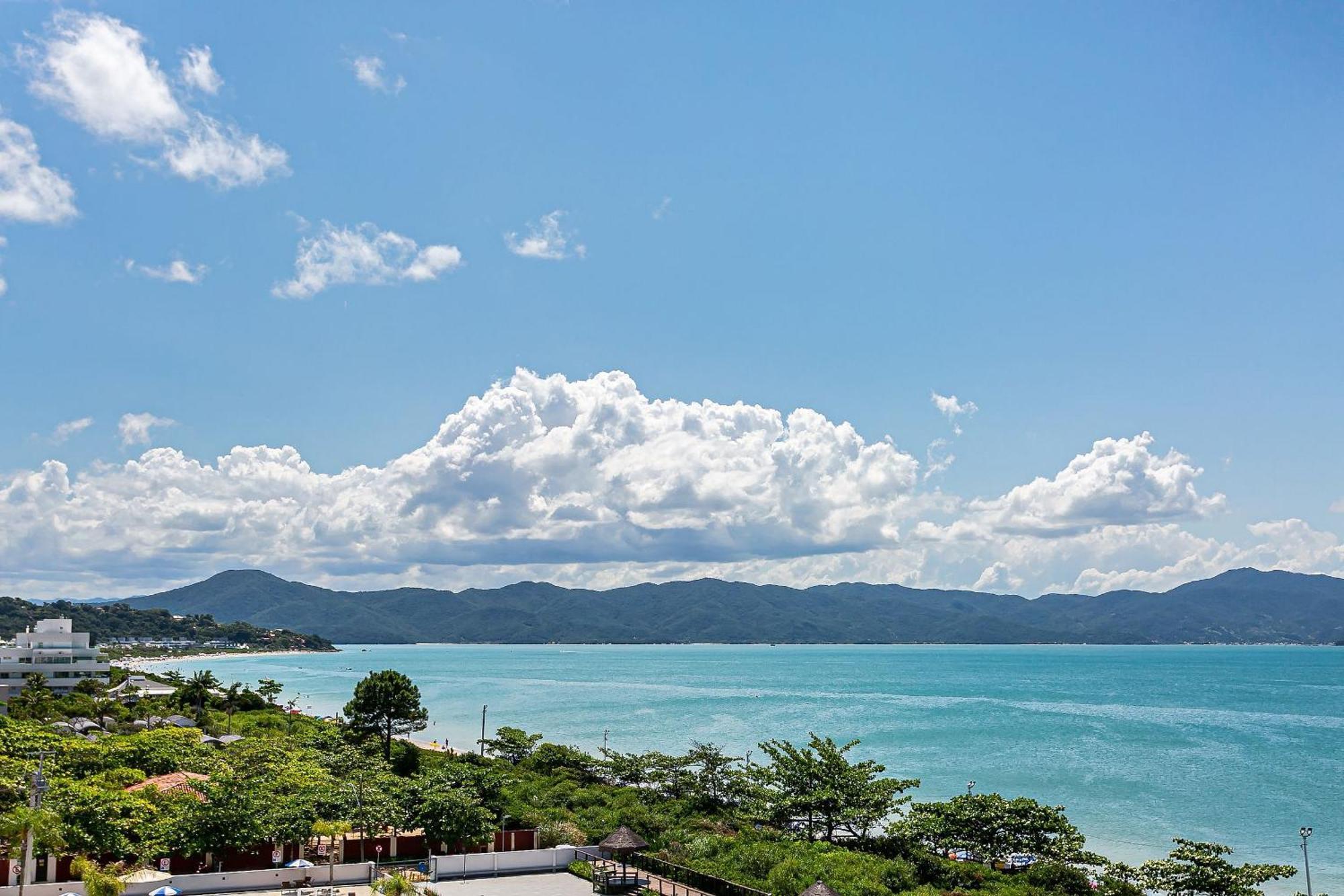 Resort Pe Na Areia - Studios Direto Com Proprietario Jbvjr Florianopolis Bagian luar foto
