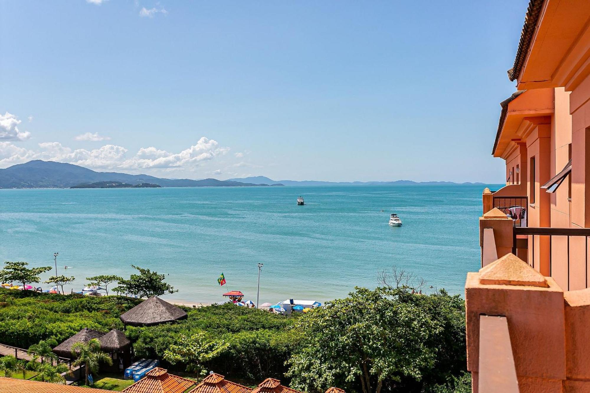 Resort Pe Na Areia - Studios Direto Com Proprietario Jbvjr Florianopolis Bagian luar foto