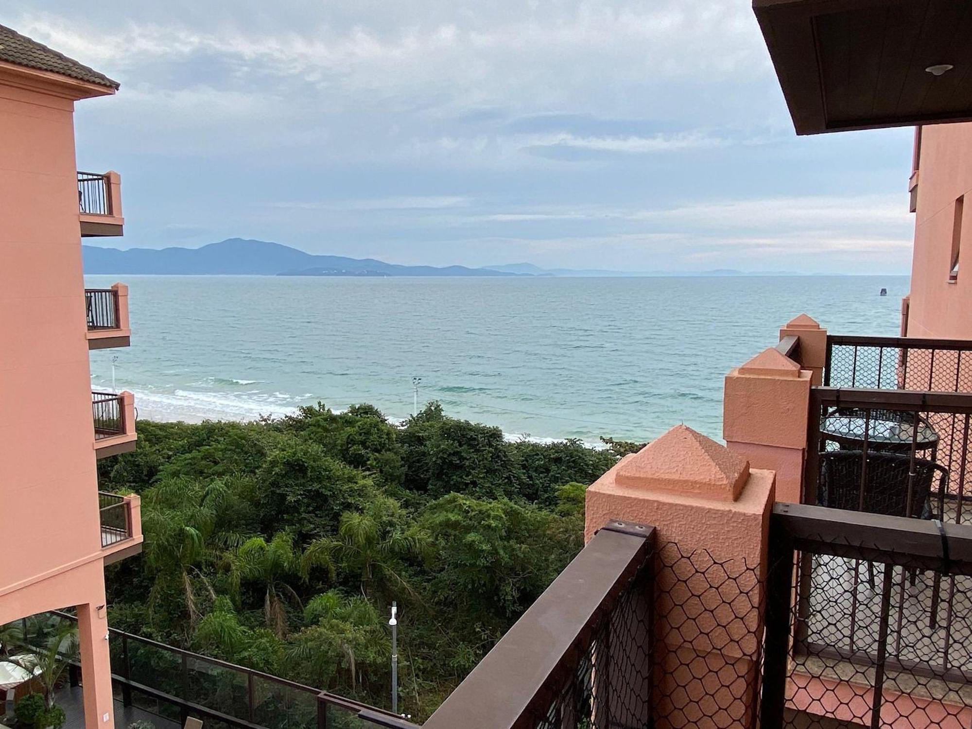 Resort Pe Na Areia - Studios Direto Com Proprietario Jbvjr Florianopolis Bagian luar foto