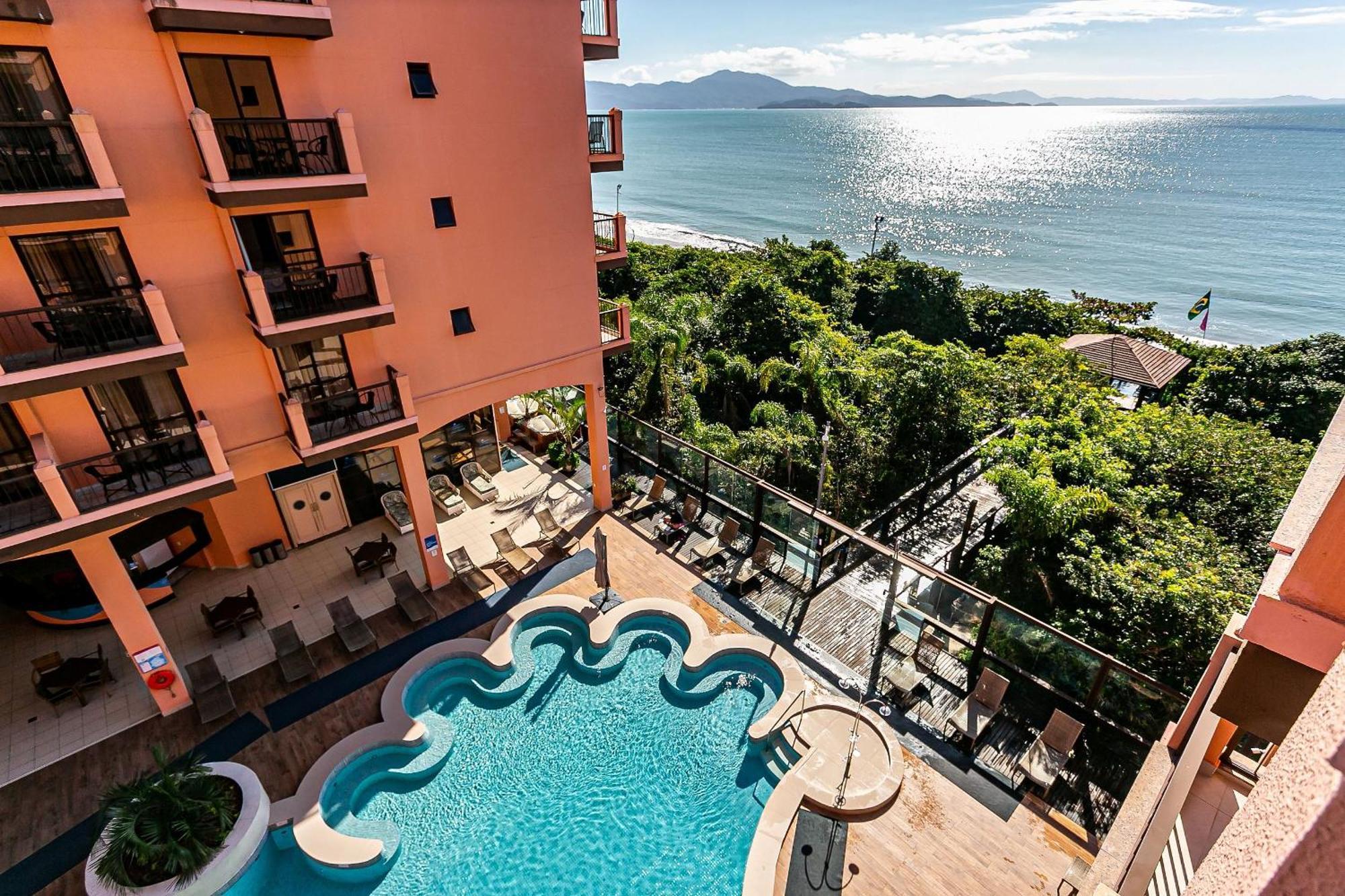 Resort Pe Na Areia - Studios Direto Com Proprietario Jbvjr Florianopolis Bagian luar foto