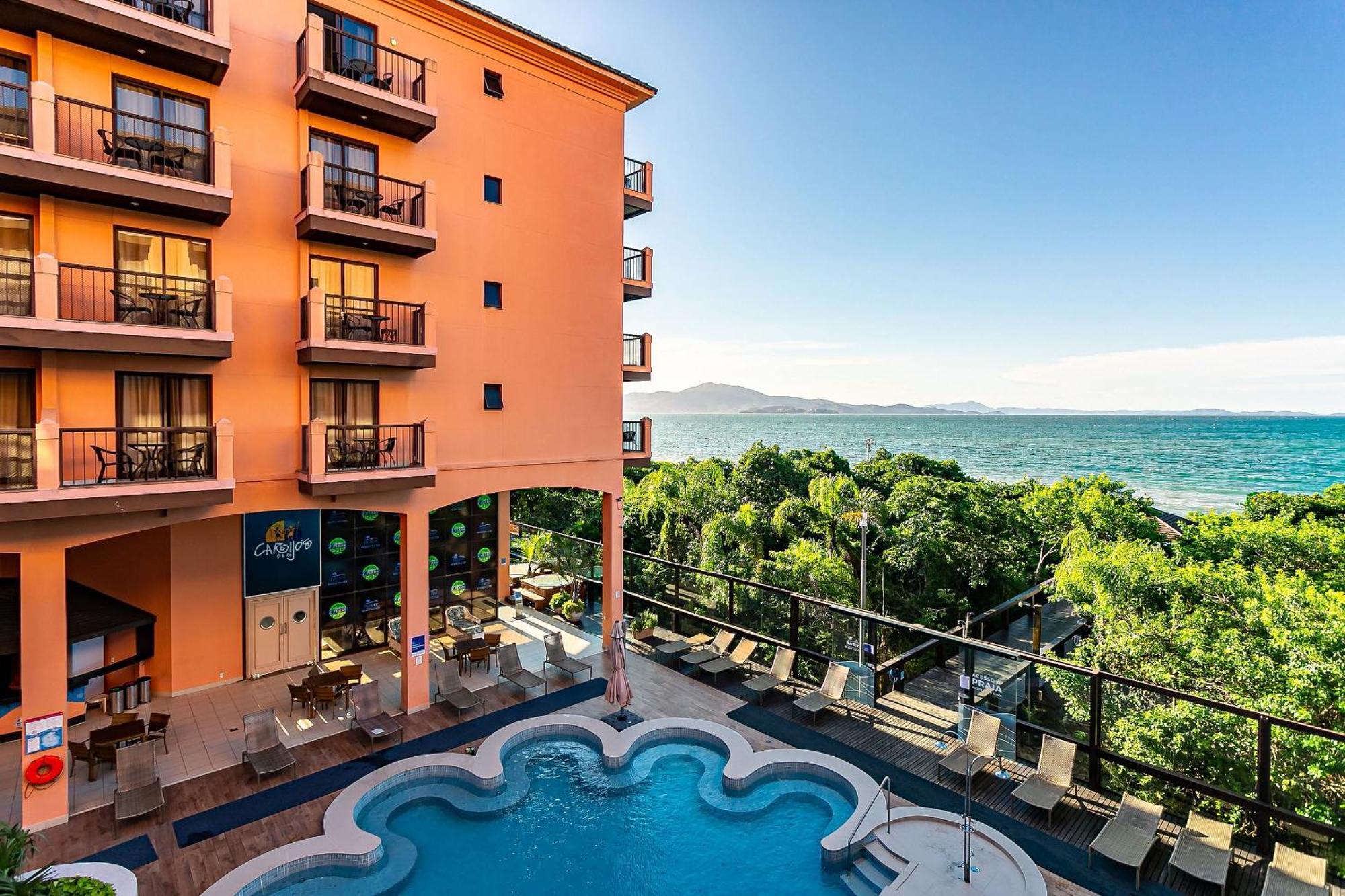 Resort Pe Na Areia - Studios Direto Com Proprietario Jbvjr Florianopolis Bagian luar foto