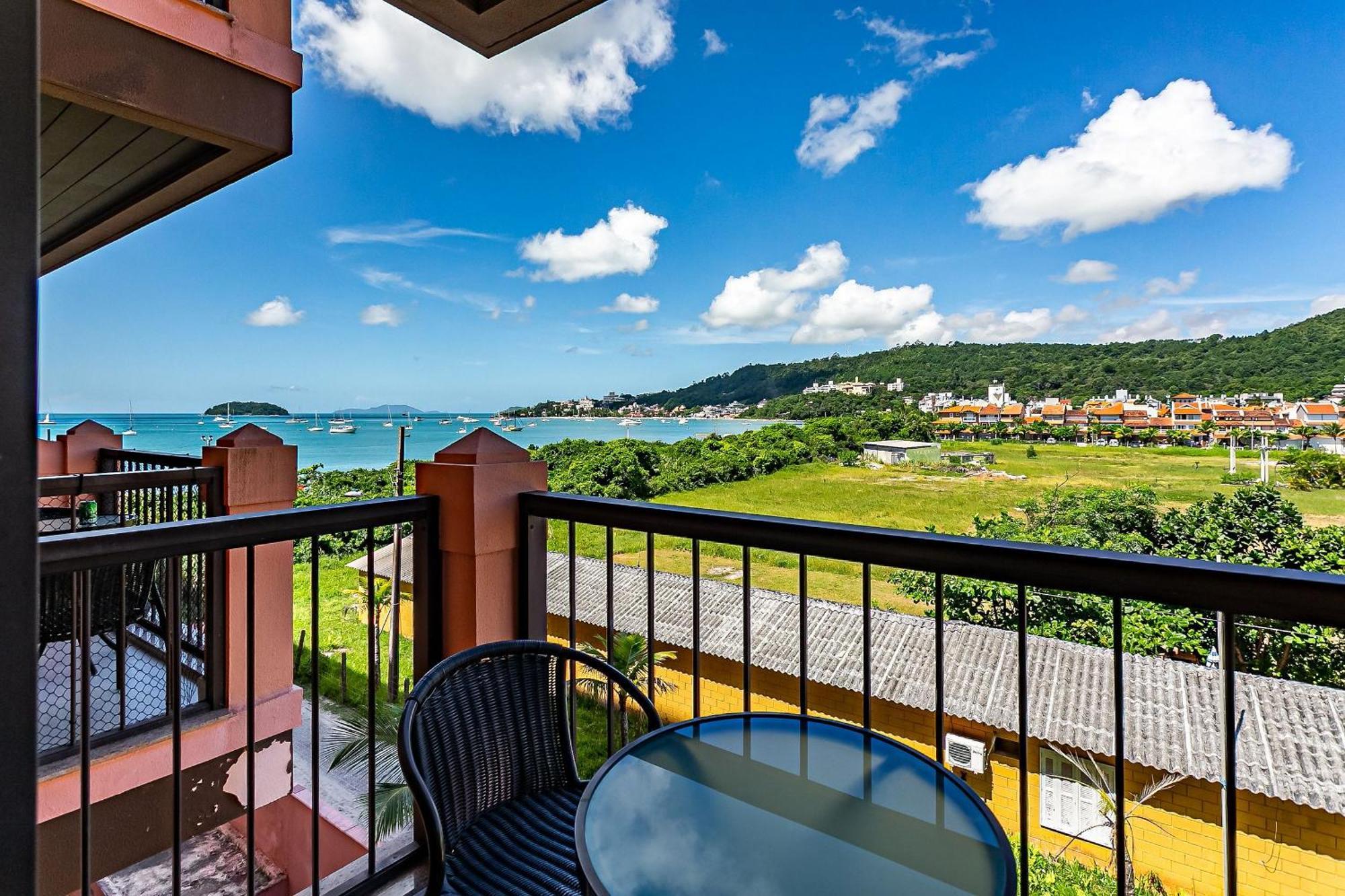 Resort Pe Na Areia - Studios Direto Com Proprietario Jbvjr Florianopolis Bagian luar foto