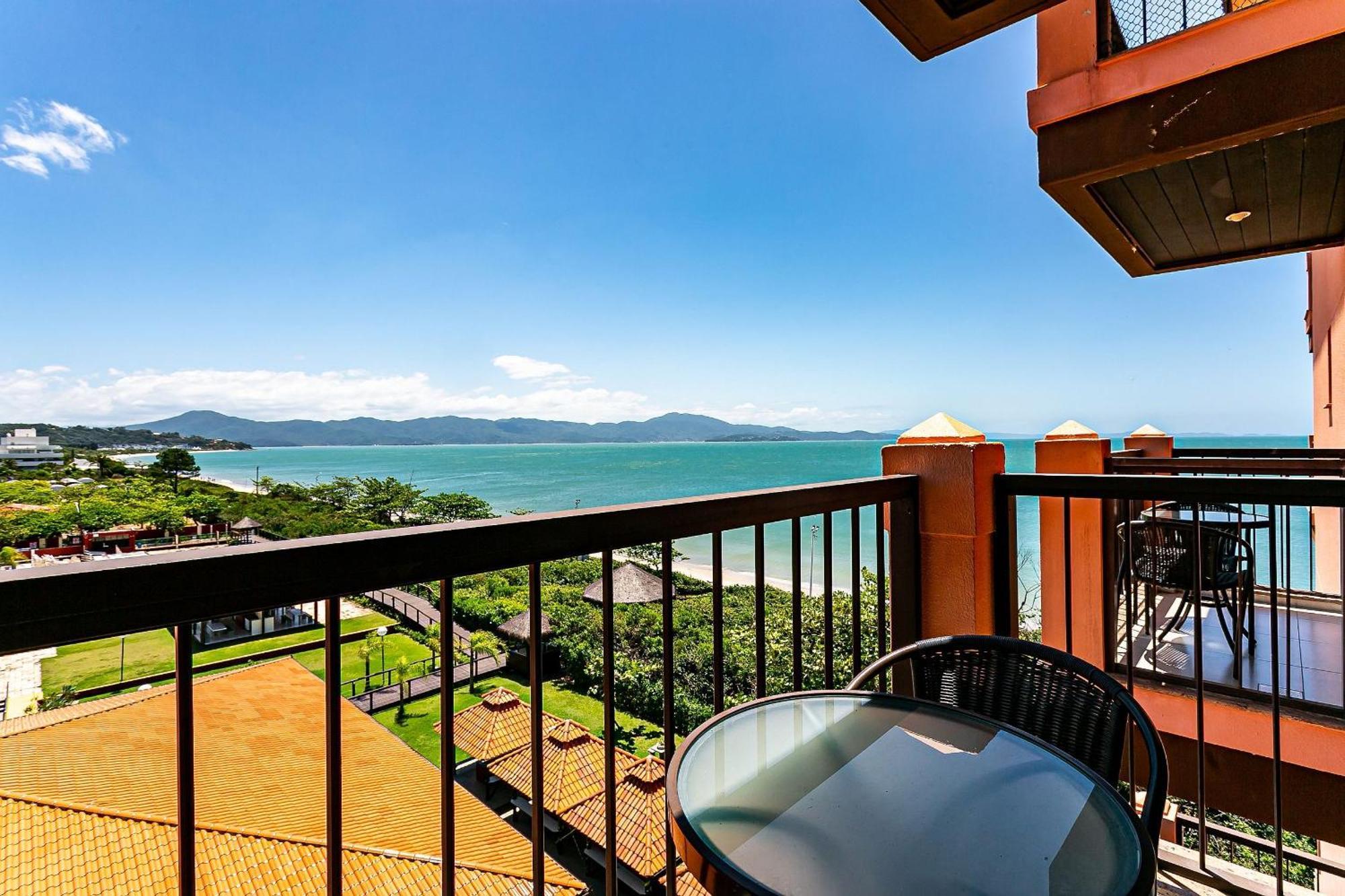 Resort Pe Na Areia - Studios Direto Com Proprietario Jbvjr Florianopolis Bagian luar foto